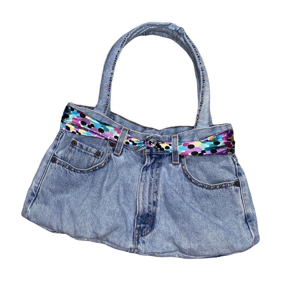 Repurposed Levi’s Jeans Shoulder Bag Purse